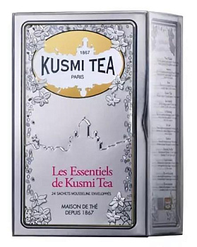 Kusmi tea "Essentials"  черный чай, саше (2,2гр *24шт) 52,8гр
