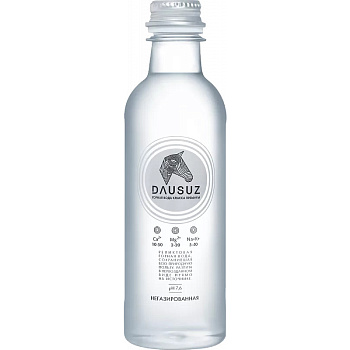 Вода Dausuz, Даусуз 0,33 л, 20 шт/уп, без газа, ПЭТ