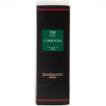 Чай зеленый ароматизированный «Dammann» The vert L'Oriental, Восточный (пакетированный), 24x2гр Чай зеленый ароматизированный «Dammann» The vert L'Oriental, Восточный (пакетированный), 24x2гр
