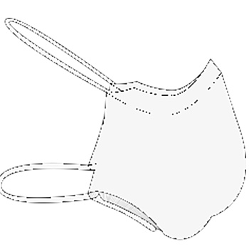 Защитная маска для лица MASCH8 Белый, для детей