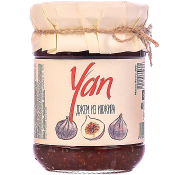 Джем «Yan», Ян Инжир 0.3л, стекло