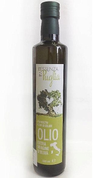 Масло оливковое Olio L'Essenza di Puglia, 0.5л, бутыль, стекло, L'Essenza di Puglia (Италия)