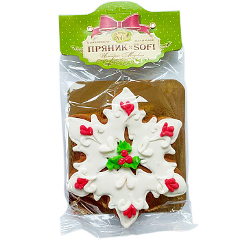 Пряник «Пекарня Sofi» Микс №2 Имбирно - Медовый, 100гр. (вид каждого пряника не одинаковый)