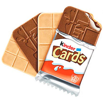 Печенье «Kinder» Cards, Киндер Кардс 25.6гр.