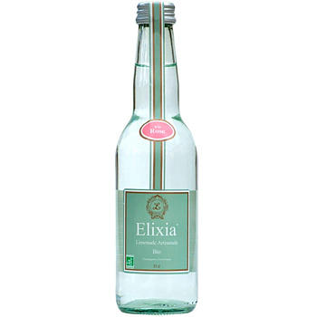 Лимонад «Elixia» Organic Bio Роза 0.33л, газ, стекло