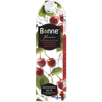 Нектар «Bonne» Cherry Nectar Premium, Вишня, 1л