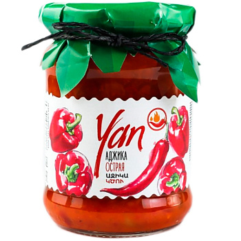 Аджика Острая «Yan» 0.25 литра