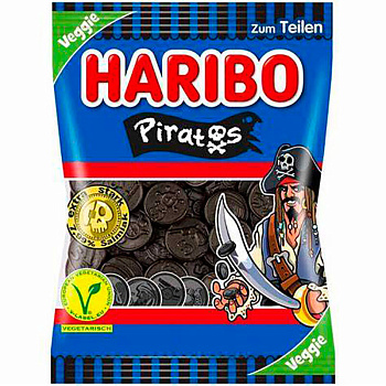 Мармелад «Haribo» Piratos (Vegan), Харибо Пираты, 200гр