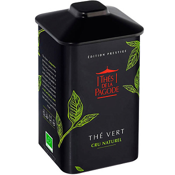 Зеленый чай «Thes De La Pagode» Prestige Carre The Vert Cru Naturel (Bio), банка 100гр Зеленый чай «Thes De La Pagode» Prestige Carre The Vert Cru Naturel (Bio), банка 100гр