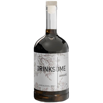 Безалкогольный биттер «Drinksome» Amaro, Дринксом Амаро, 0.7л, стекло
