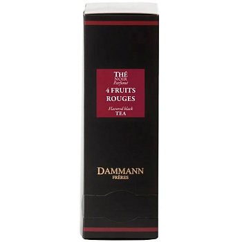 Чай черный ароматизированный «Dammann» 4 Fruits Rouges, Четыре красных фрукта (пакетированный), 24x2гр Чай черный ароматизированный «Dammann» 4 Fruits Rouges, Четыре красных фрукта (пакетированный), 24x2гр
