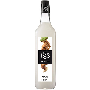 Сироп 1883 Maison Routin Almond, Мейсон Рутин Миндаль, 1л, стекло