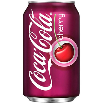 Газированный напиток «Coca-Cola» Cherry, 0.33, банка, со вкусом вишни (Германия)