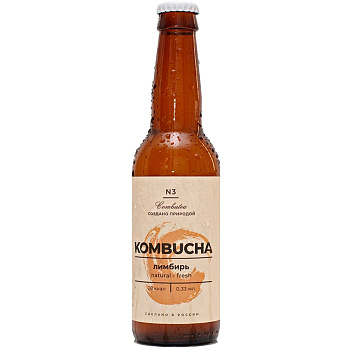 Напиток Комбуча «COMBUTEA» Лимбирь, 330 мл