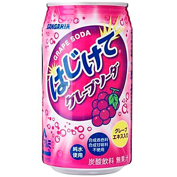 Напиток «Sangaria» Grape Soda, Сангария Грейп Сода, 0.35л, газ, банка