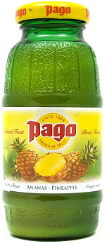 Сок ПАГО PAGO Pineapple Ананасовый нектар 0.2 л.