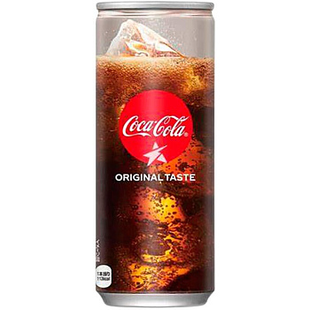 Газированный напиток Coca-Cola Original Taste (Horeca), Кока Кола Оригинальный вкус (Япония) 0.25л. банка