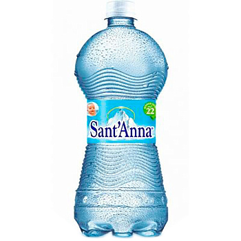 Вода Минеральная природная питьевая столовая Sant'Anna Smart Bottle, Сант Анна 0.75л*6 шт. без газа
