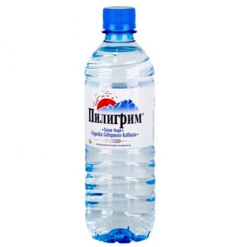 Минеральная вода Пилигрим 0.5л, без газа, пэт