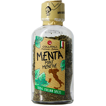 Приправа «Collitali» Small Glass Dispenser With Mint, Мята, 14гр