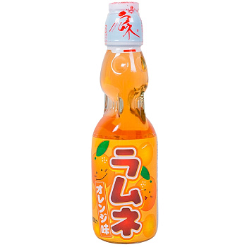 Напиток «Ramune» Lemonade Orange, Рамуне со вкусом апельсина 0.2л, стекло