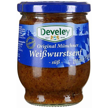 Горчица сладкая «Develey» Баварская, 250мл