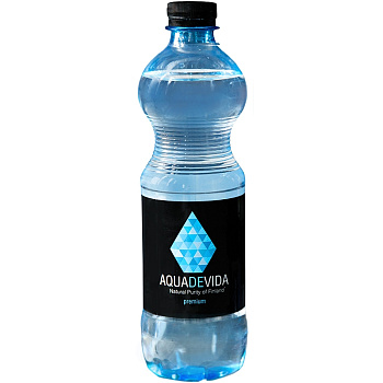 Природная родниковая вода «Aquadevida» Аквадевида без газа, 0.5л, ПЭТ