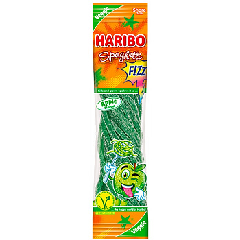 Мармелад «Haribo» Spaghetti Apple (Vegan), Харибо Спагетти Яблоко, 200гр