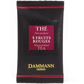 Чай черный ароматизированный «Dammann» 4 Fruits Rouges, Четыре красных фрукта (пакетированный), 500x2гр