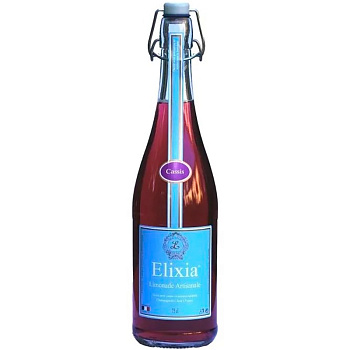 Лимонад «Elixia» Черная смородина 0.75л, газ, стекло