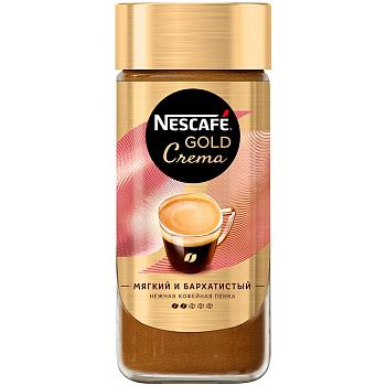 Кофе «Nescafe» Gold Crema, Нескафе Голд Крема, 95гр, стекло