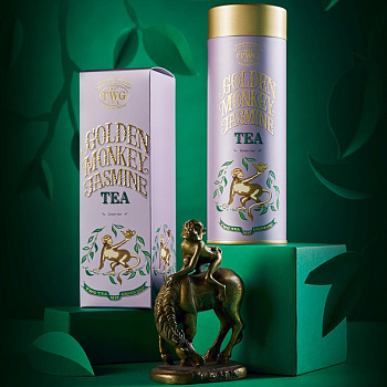 Чай TWG Golden Monkey Jasmine, ТВГ Золотая Жасминовая Обезьяна 90гр.