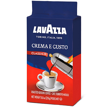 Кофе «Lavazza» Крем Густо 250гр, пакет