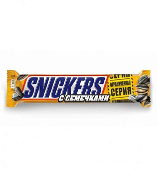 Батончик шоколадный Сникерс с Семечками Snickers 81 грамм