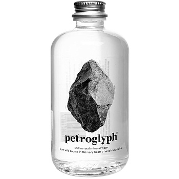 Минеральная вода Petroglyph, Петроглиф 0.375л, без газа, стекло