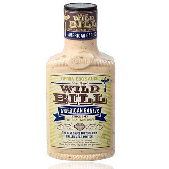 Соус «Remia» Wild Bill BBQ, Ремиа Дикий Билл Американский сливочно-чесночный 450мл, пластик