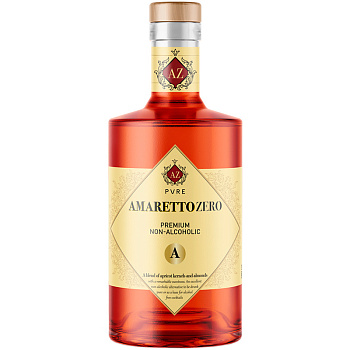 Безалкогольный ликер «Univers Drinks» PVRE Amaretto Zero 0,0%, ПВРЕ Амаретто Зеро, 0.7л, стекло