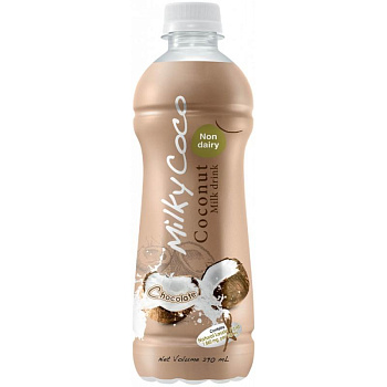 Milky Coco негазированный кокосовый напиток с шоколадным вкусом, 0,27л ПЭТ