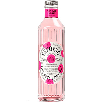 Напиток «Sepoy & Co» Pink Rose Lemonade, Сепой энд Ко Роза Лимонад, 0.2л, газ, стекло