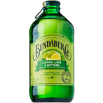 Напиток «Bundaberg» Lemon, Lime & Bitters, Бандаберг - Лимон, Лайм, Пряности, 0.375л, стекло