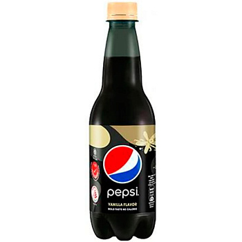 Газированный напиток «Pepsi» Black Vanila, Пепси Блэк Ванилла 0.4л, пэт (Малайзия)
