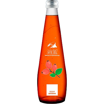 Лимонад «Shalbuz», Шалбуз 0.5л, Шиповник, газ, стекло
