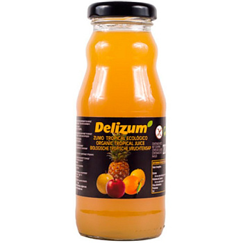 Сок «Delizum» Тропический 0.2л (BIO), стекло