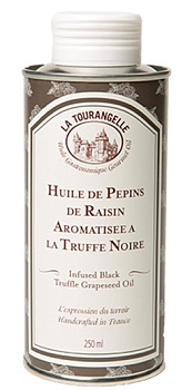 Масло виноградных косточек, ароматизированное черным трюфелем «La Tourangelle» Black Truffle Flavoured Grapeseed Oil, Ла Туранжель 250мл ж/б
