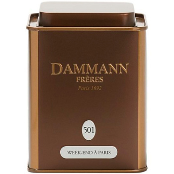 Чай «Dammann» Week-end а Paris, Викэнд в Париже, ж/б, 100гр