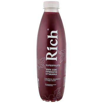 Сок «Rich» Superfruits Малина, Ежевика, Ягоды Асаи, 0.9, пэт.