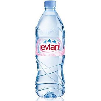 Минеральная вода без газа Evian Эвиан 0,5 Пластик (красный) (30шт)