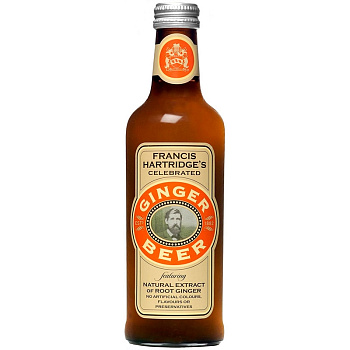 Безалкогольное Пиво Francis Hartridge's, Ginger Beer, Фрэнсис Хатриджес, Джинджер Бир  0.33л, стекло