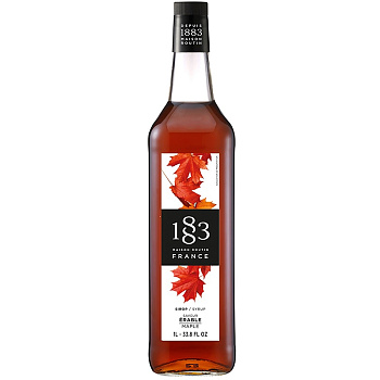Сироп 1883 Maison Routin Maple, Мейсон Рутин Кленовый, 1л, стекло