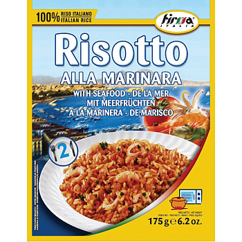 Ризотто «Firma Italia», Фирма Италия с Морепродуктами, 175гр, пакет